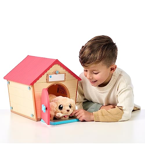 Little Live Pets My Kitty's Home | Interactive Plush Toy Kitten & House, Surprise Reveal with 25+ Sounds & Reactions. Build Kitty's Home - Easy Build DIY Home, Batteries Included. for Kids Ages 5+
