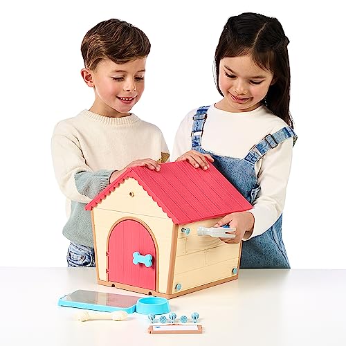 Little Live Pets My Kitty's Home | Interactive Plush Toy Kitten & House, Surprise Reveal with 25+ Sounds & Reactions. Build Kitty's Home - Easy Build DIY Home, Batteries Included. for Kids Ages 5+