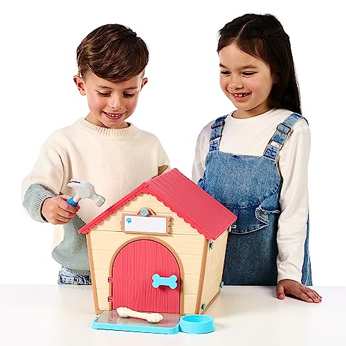 Little Live Pets My Kitty's Home | Interactive Plush Toy Kitten & House, Surprise Reveal with 25+ Sounds & Reactions. Build Kitty's Home - Easy Build DIY Home, Batteries Included. for Kids Ages 5+