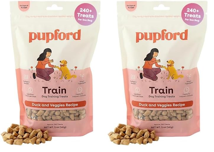 Pupford Freeze Dried Training Treats for Dogs & Puppies, 475+ Two Ingredient Bites (Chicken, 4 oz)