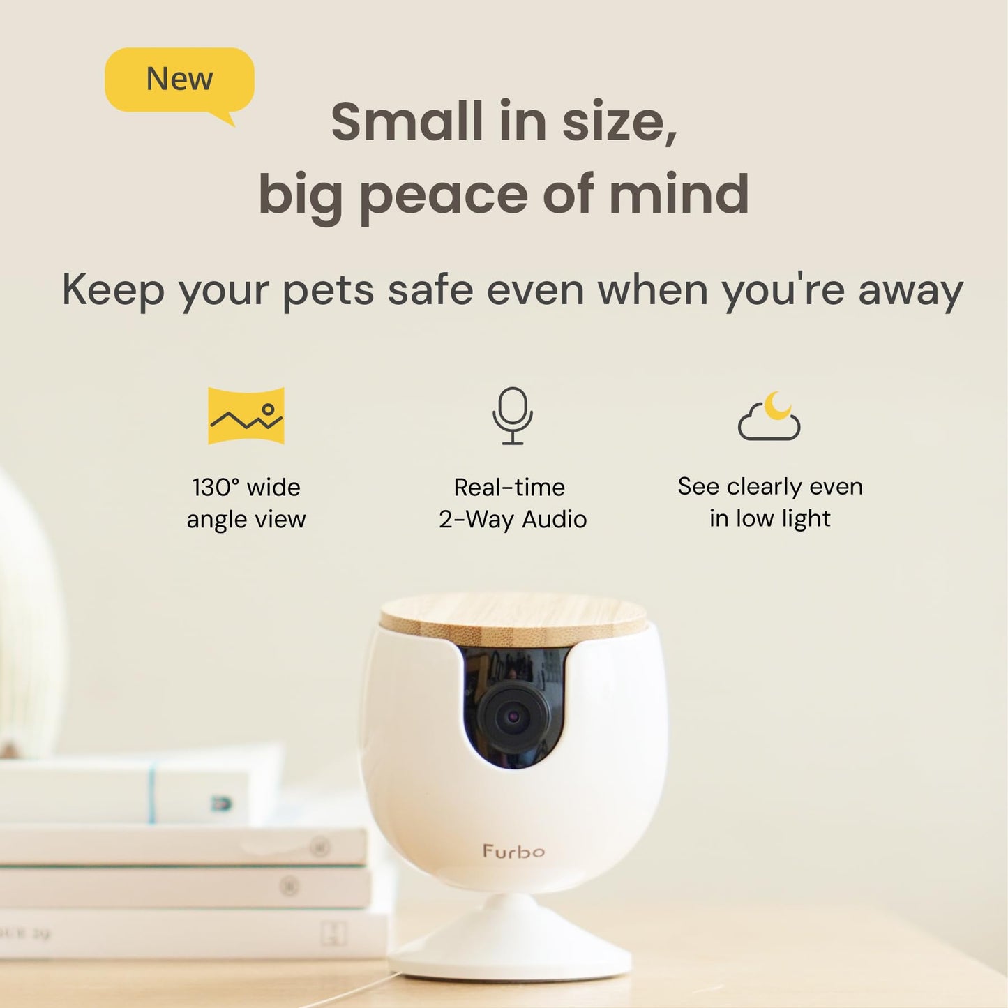 Furbo 360° Cat Camera + Nanny Bundle: Home Security & Cat Safety Alerts, Rotating Pet Treat Dispenser Camera with Speaker, Smart Home Indoor Cam w Phone App (Additional Subscription Required at Setup)