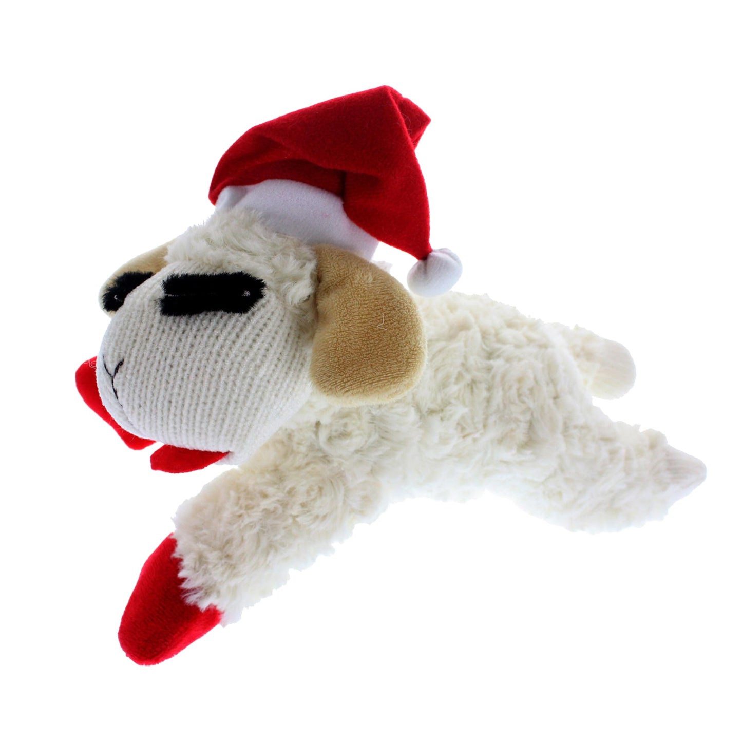 Multipet INTERNATIONAL 843140 Lambchop Plush Squeak Toy Mini for Pets, 6-Inch, White, small