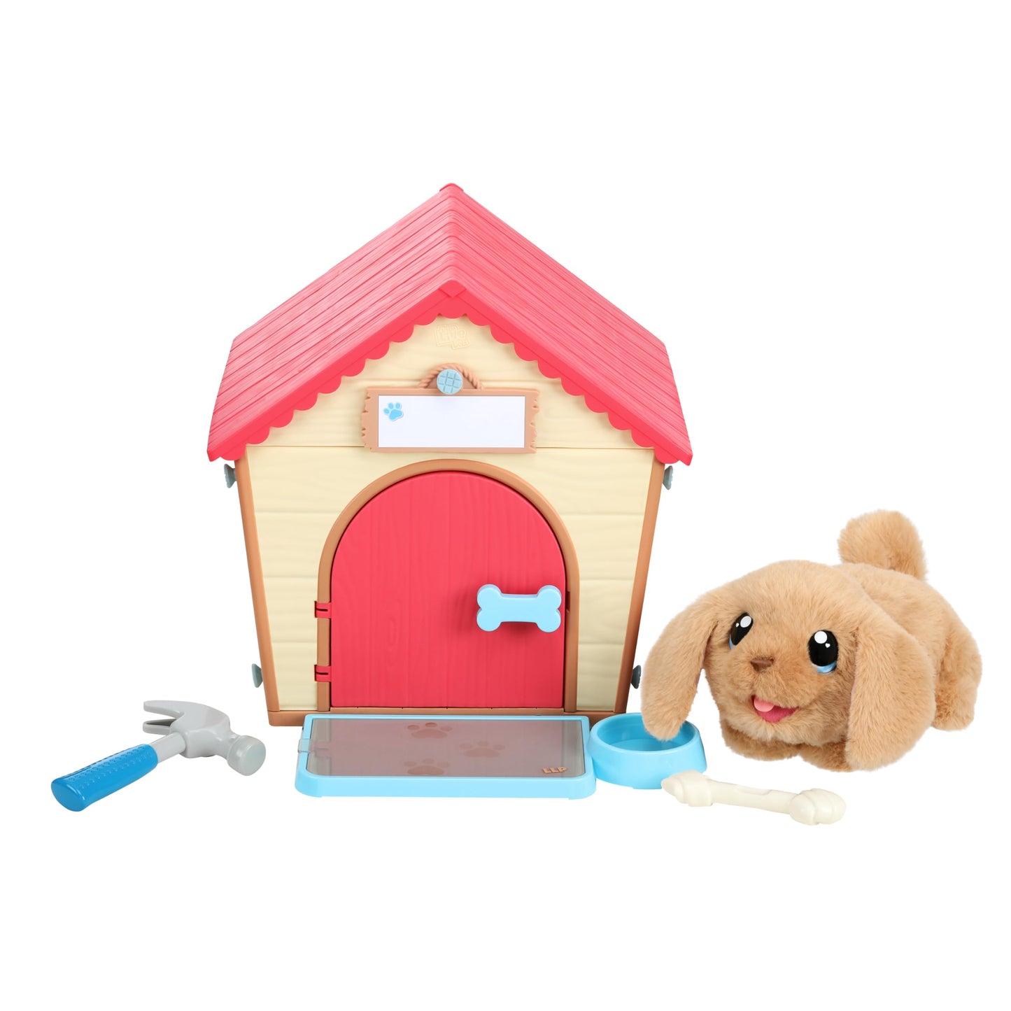 Little Live Pets My Kitty's Home | Interactive Plush Toy Kitten & House, Surprise Reveal with 25+ Sounds & Reactions. Build Kitty's Home - Easy Build DIY Home, Batteries Included. for Kids Ages 5+