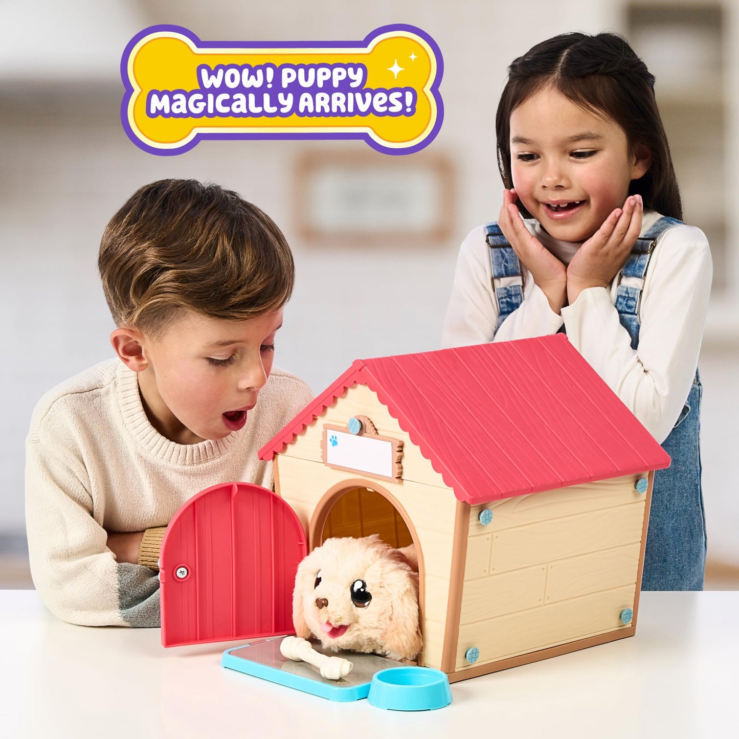 Little Live Pets My Kitty's Home | Interactive Plush Toy Kitten & House, Surprise Reveal with 25+ Sounds & Reactions. Build Kitty's Home - Easy Build DIY Home, Batteries Included. for Kids Ages 5+